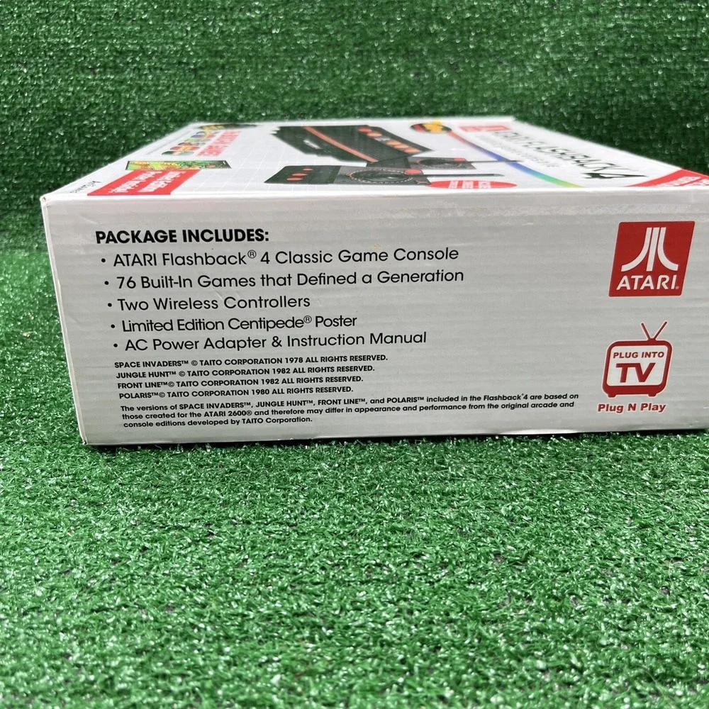 Atari Flashback 4 Classic Game Console Special Edition 76 Games In Box No Poster
